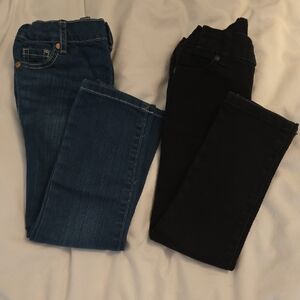 The Children's Place Women's Straight Leg Jeans - Blue and Black